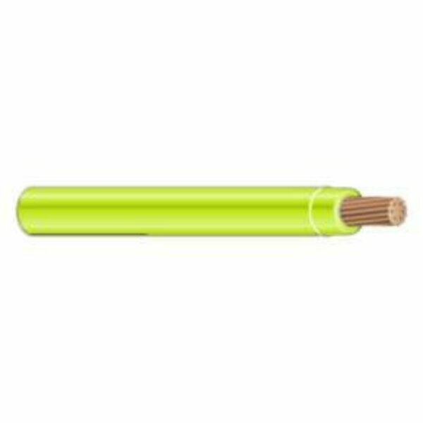 Unified Wire & Cable 14 AWG UL THHN Building Wire, Bare copper, 19 Strand, PVC, 600V, Green/Yellow, Sold by the FT 1419BTHHN1419BTHHN-54-2.5M